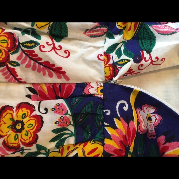 Yumi ModCloth Multicolor Floral Cotton Summer Sundress NWT Small/4 -UK size 8 - Picture 7 of 15